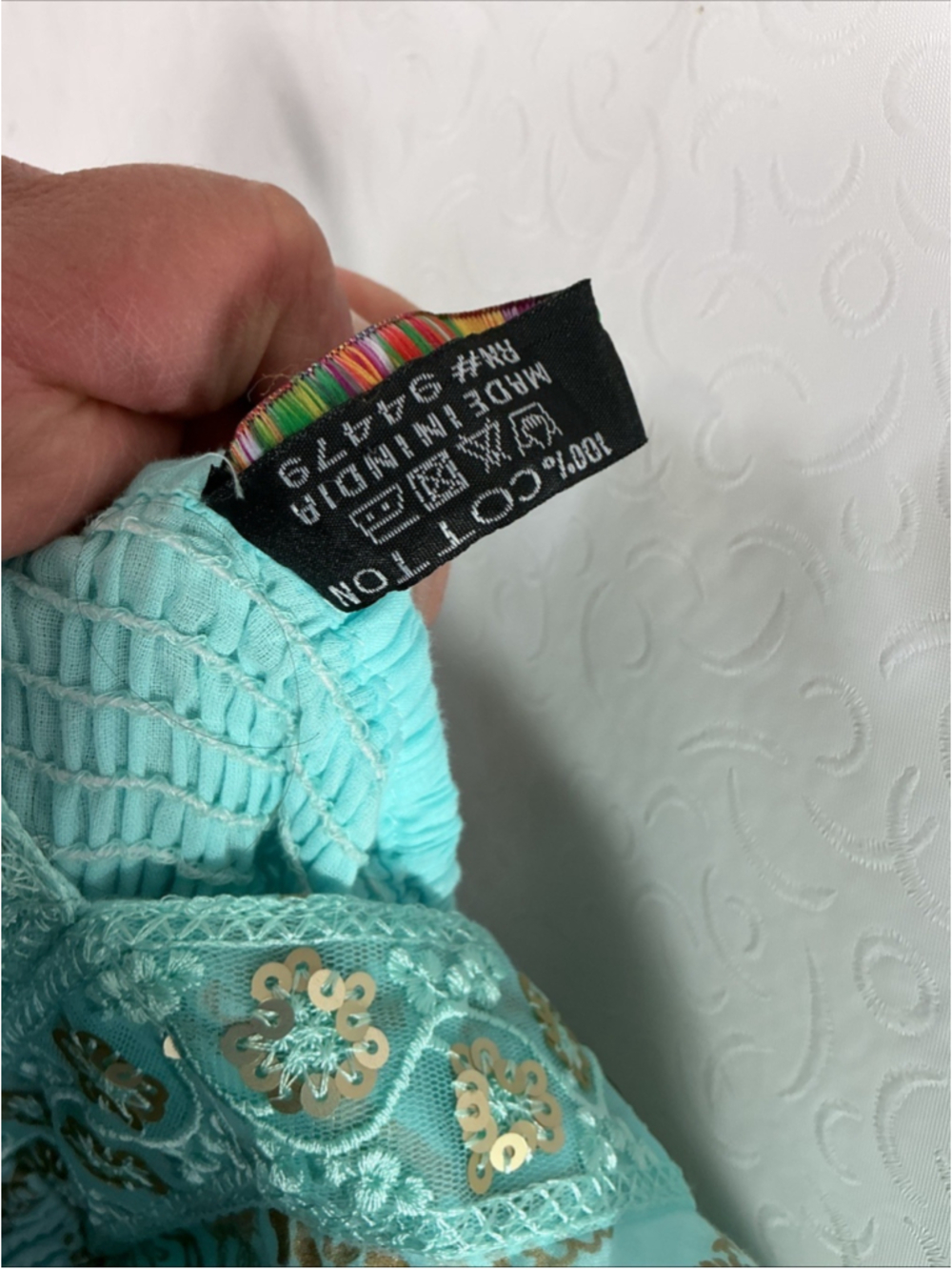Me 2 Magic 100% Cotton Maxi Dress Size L In New Condition With Out Tags - Picture 7 of 8